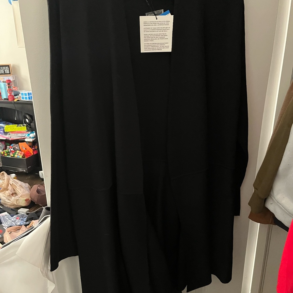 Anne Klein Black Knit Cardigan